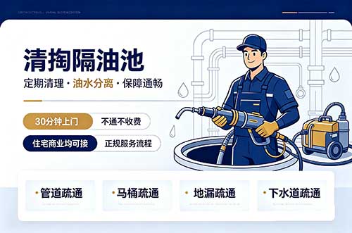 郑州清掏隔油池